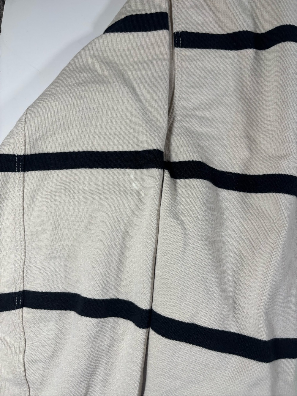 lululemon Perfectly Oversized Cropped Crew Striped Womens Size 6 Athleisure - Picture 7 of 7